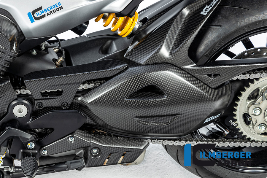 Ilmberger Carbon Swingarm Protector, matt, Ducati Diavel V4, 2023-