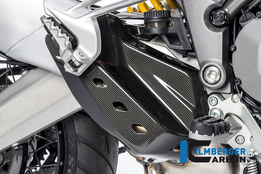 Exhaust Heat Shield, Gloss Carbon