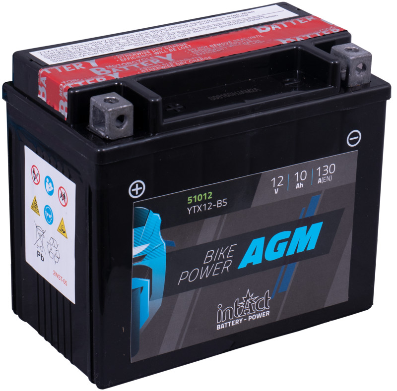 Intact AGM Battery YTX12-BS