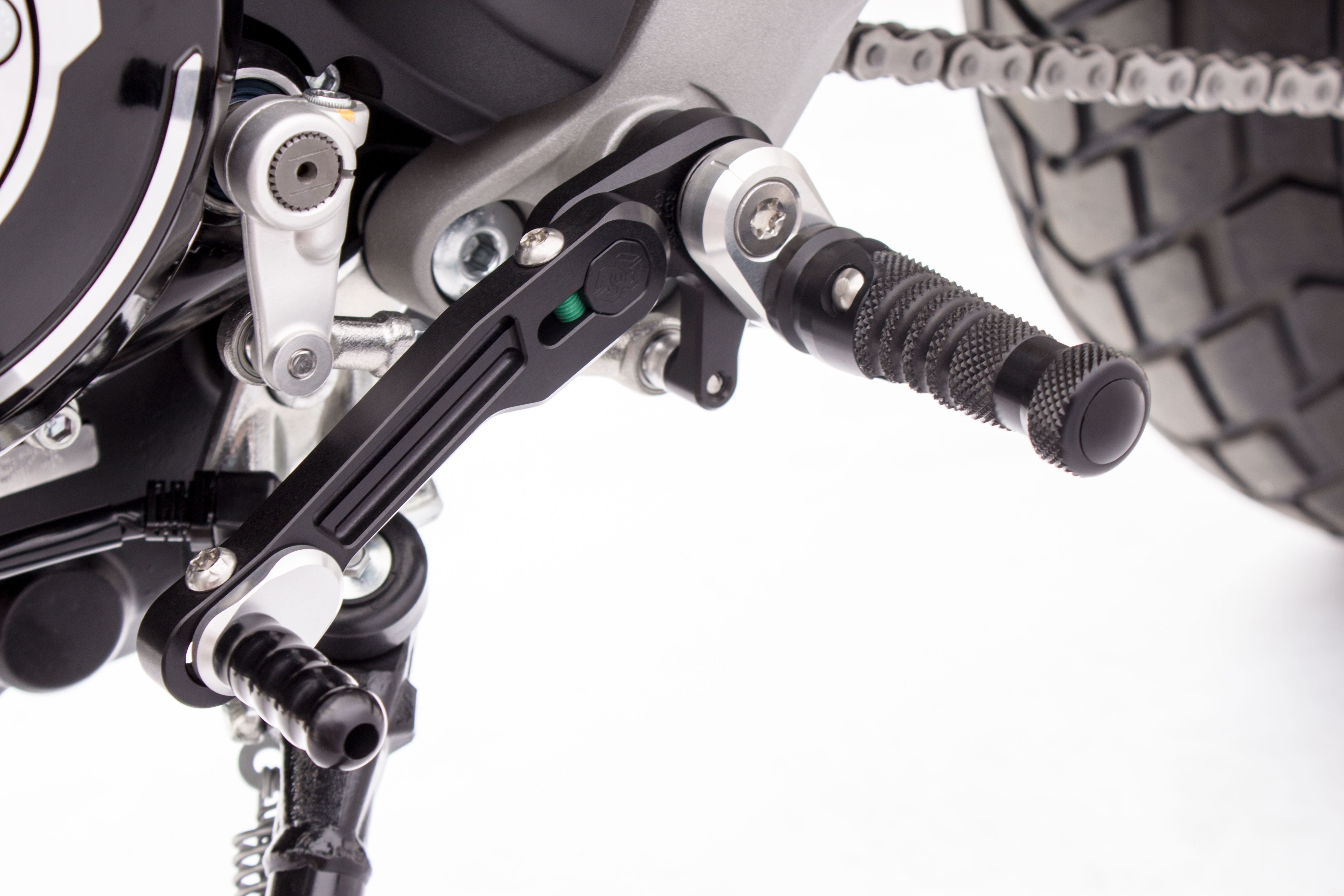 GILLES RCT10 footrestenanlage for Ducati Scrambler 1100