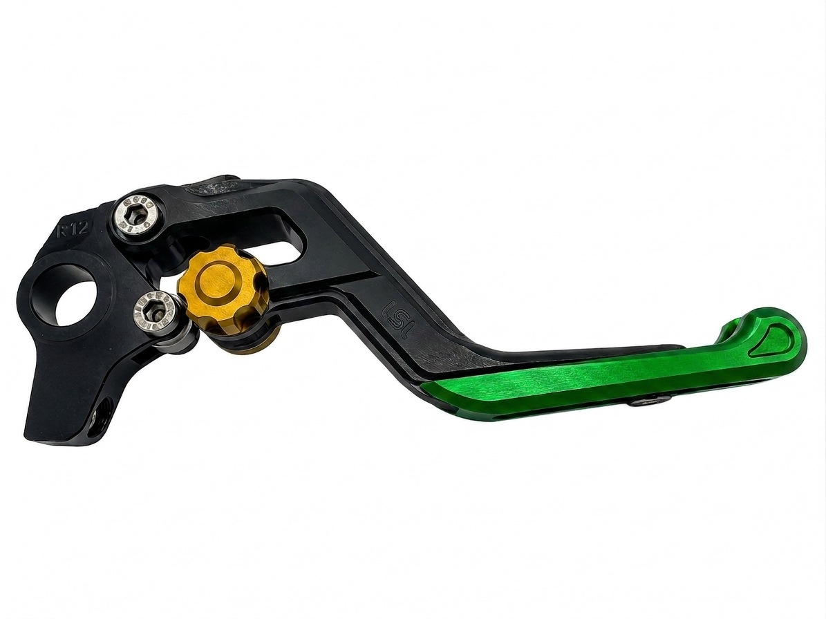 LSL ERGONIA Brake Lever R21 Black/Gold/Green