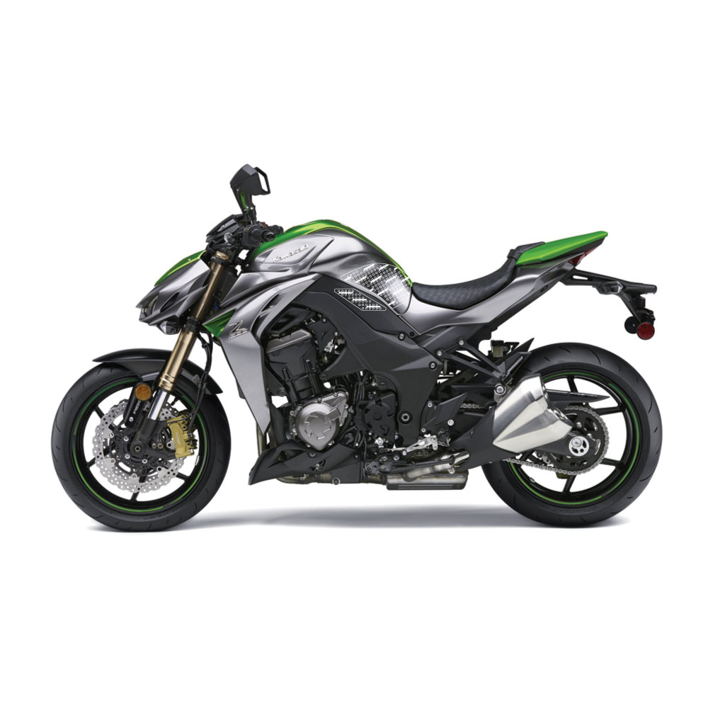 Stompgrip hybrid, Volcano, for Kawasaki Z1000, 2010-2016