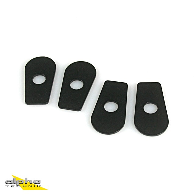 LED Mini flasher light, turn signal Fairing Adapter Plates for Yamaha YZF-R125 RE06