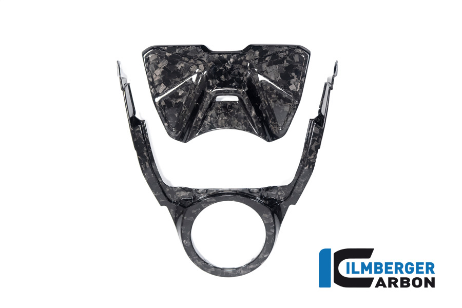 Ilmberger Carbon Upper fuel tank Cover Set, Black Diamond Carbon, glossy, BMW R1300GS 2023-