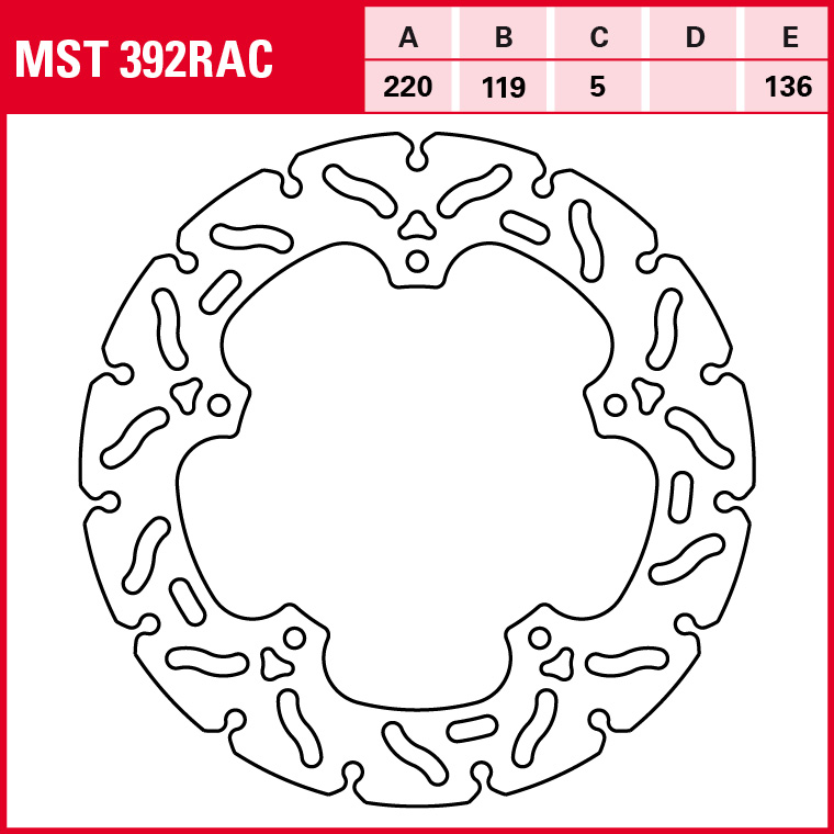 TRW brake disc Sport Fixed MST392RAC