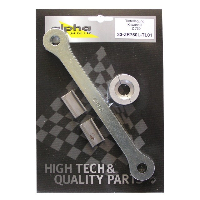 alpha Technik Lowering Kit 30mm for Kawasaki Z750; Type ZR750L; Model Year 2007-