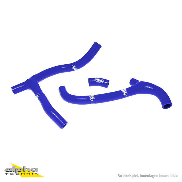 SAMCO SPORT Silicone Hose Kit Y-Piece - Race Design Blue for Honda CRF450R Model Year 2009-2012