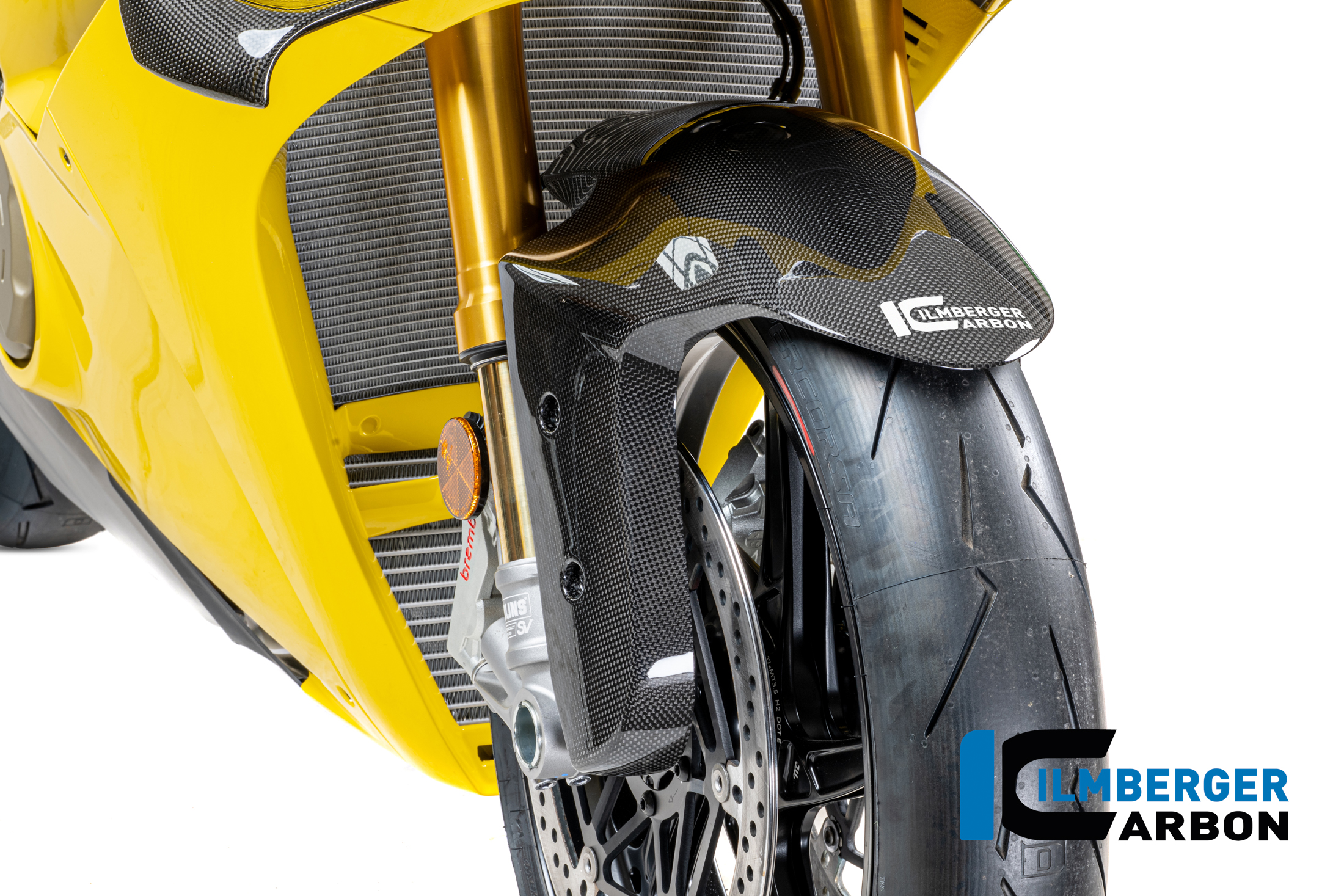 Ilmberger Carbon Mudguard fronte, glossy, Ducati Panigale V4, S, R, 2025-
