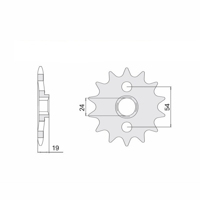 Sprocket, 15 Teeth, 630 Pitch