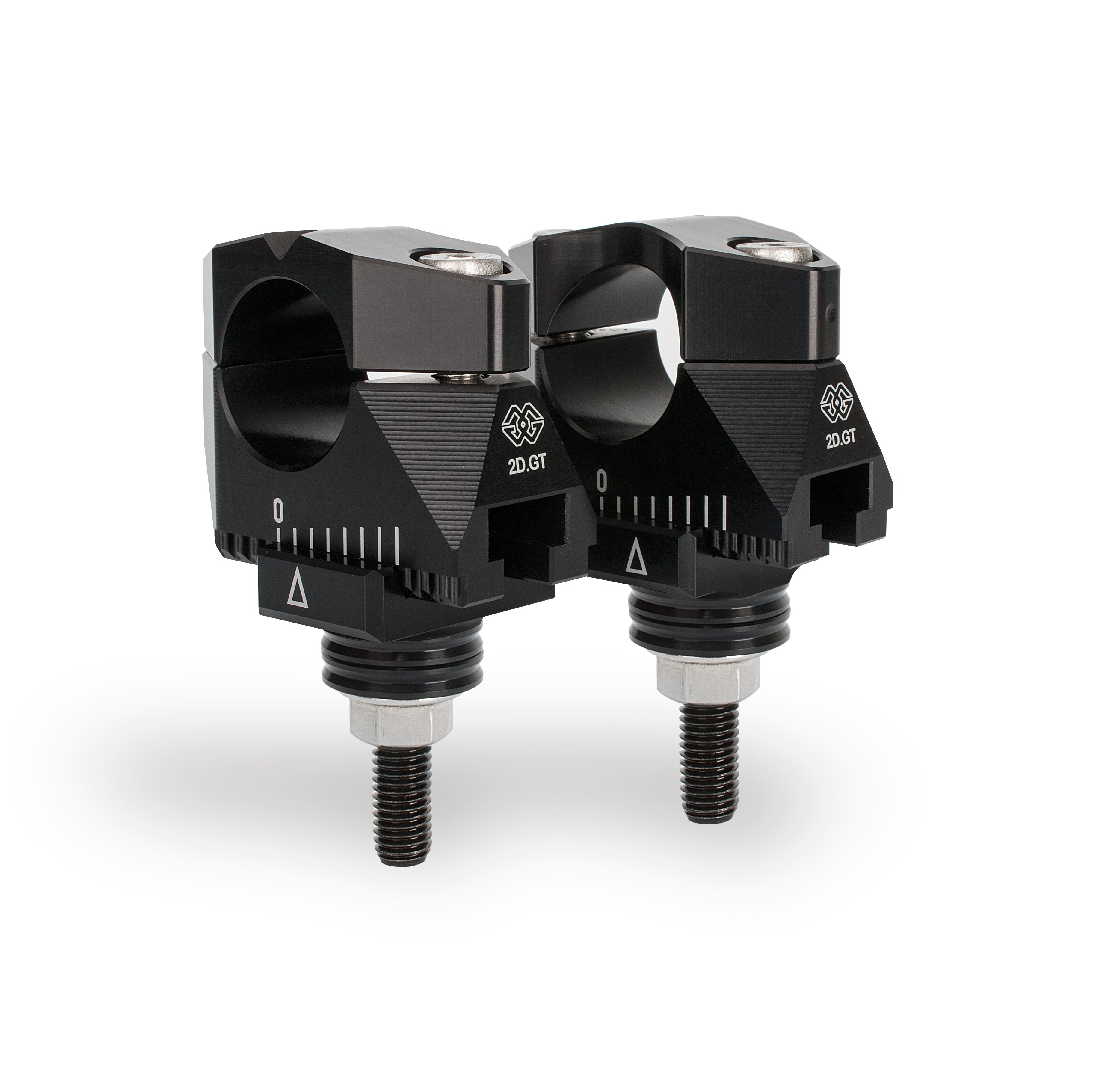 GILLES 2DGT adjustable handlebar clamps black