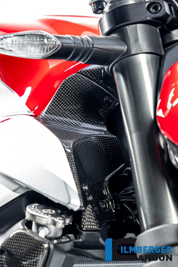 Ilmberger Carbon Air Duct Cover right side R/S, gloss, Ducati Streetfighter V2, 2022-