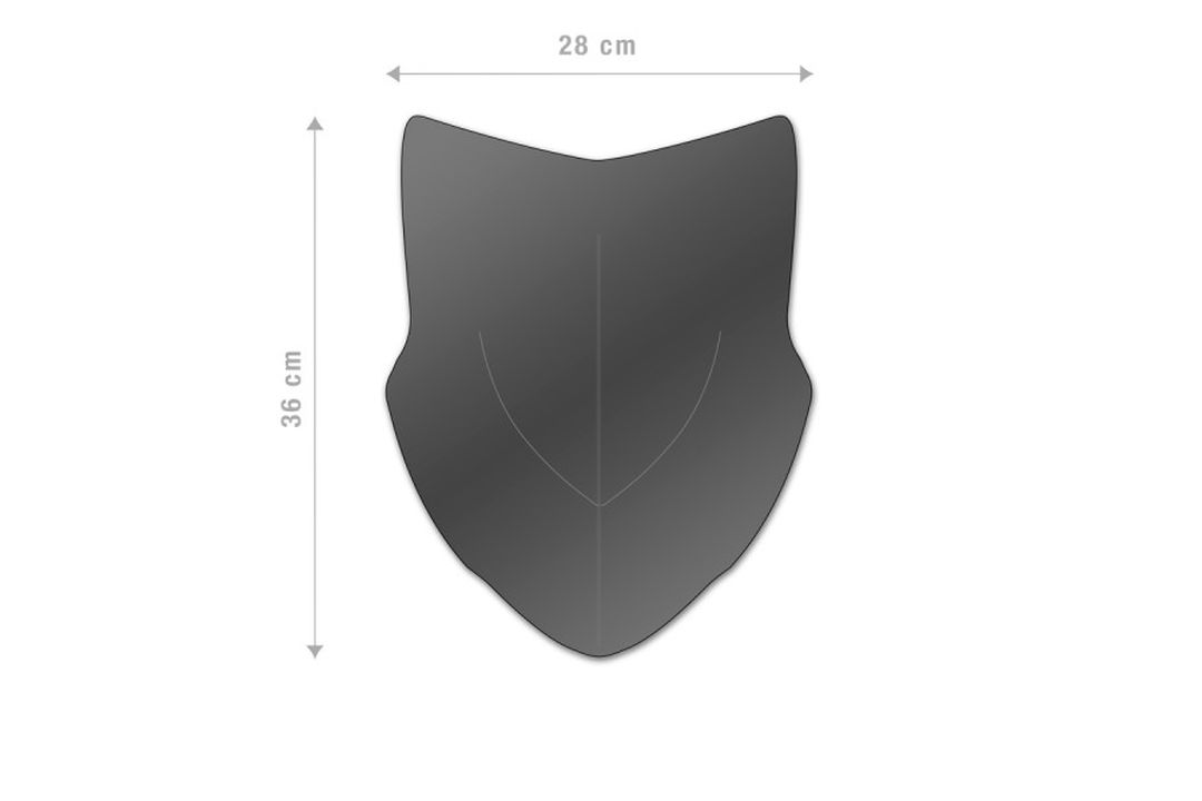 Barracuda Aerosport Plexiglass Windscreen for Ducati Diavel 2010-2013