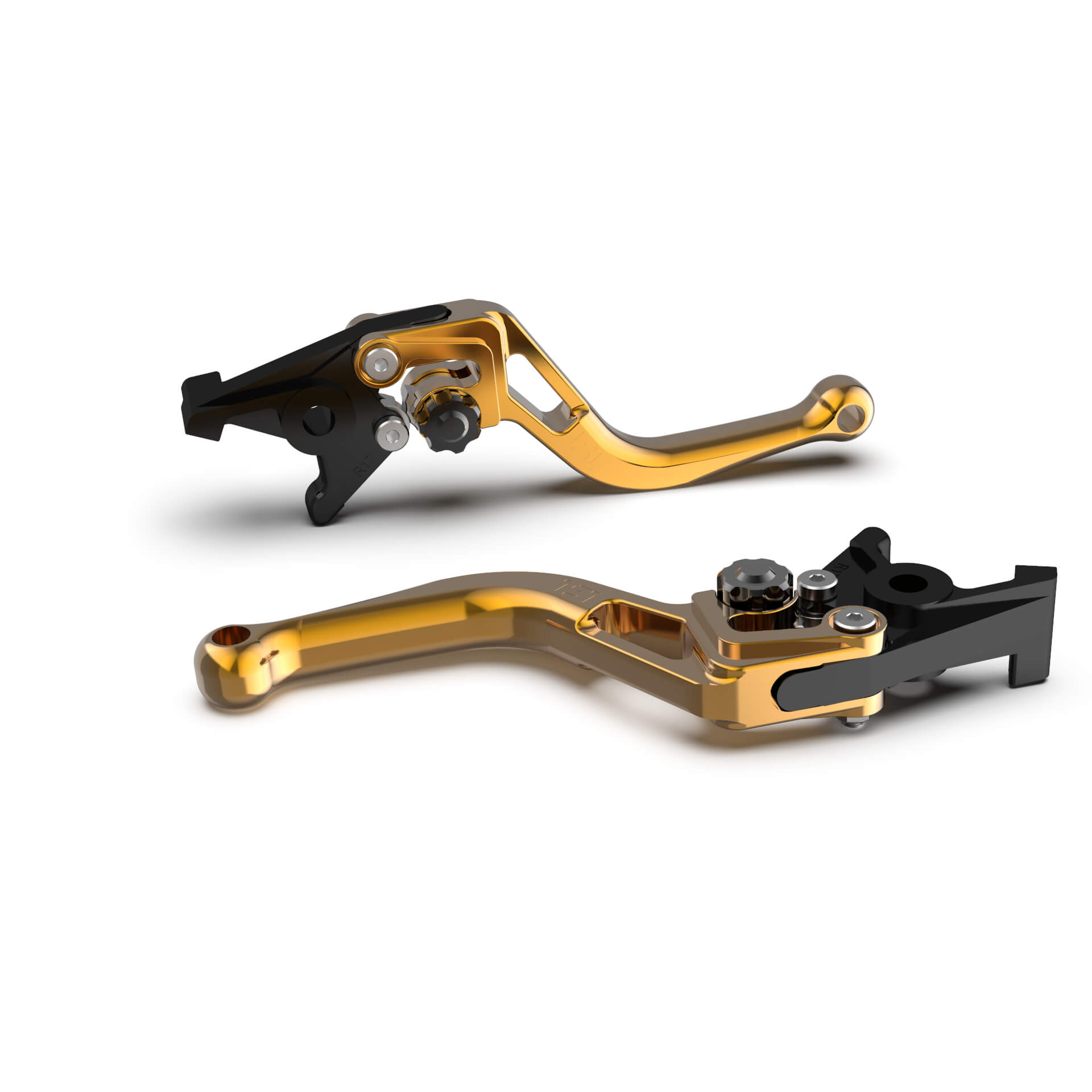 LSL BOW R48R Brake Lever, Short, Gold/Black