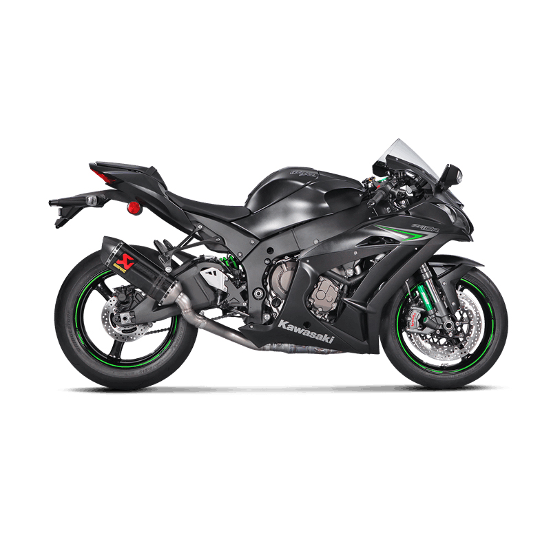 Akrapovic Slip-On Line (Carbon) Exhaust for Kawasaki Ninja ZX-10R, Ninja ZX-10R SE, ZX-10RR