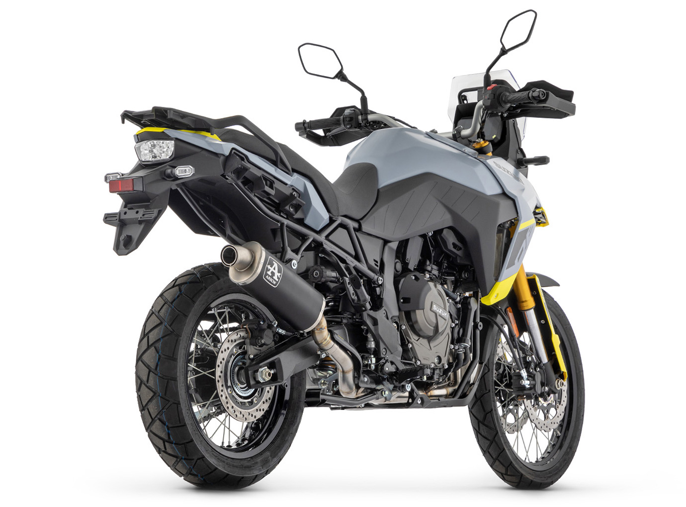 ARROW INDY RACE DARK Aluminium Exhaust for Suzuki V-Strom 800DE Model Year 2023-