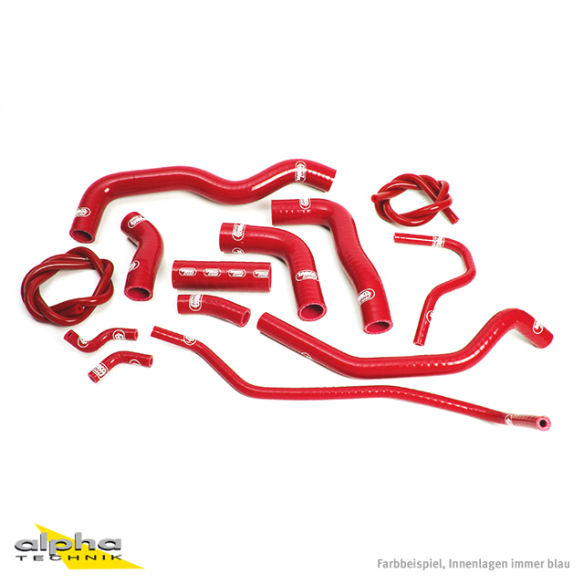 SAMCO SPORT Silicone Hose Kit Red for Yamaha YZF600R6 Model Year 2003-2005