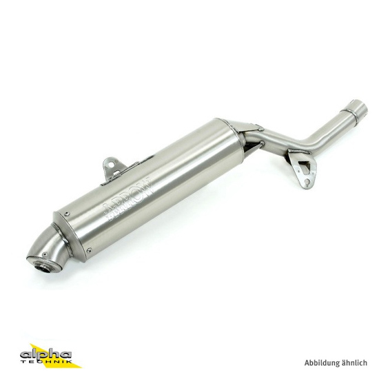 ARROW RACING PARIS-DAKAR Exhaust for Yamaha XT600E Model Year 1995-2001, Stainless Steel