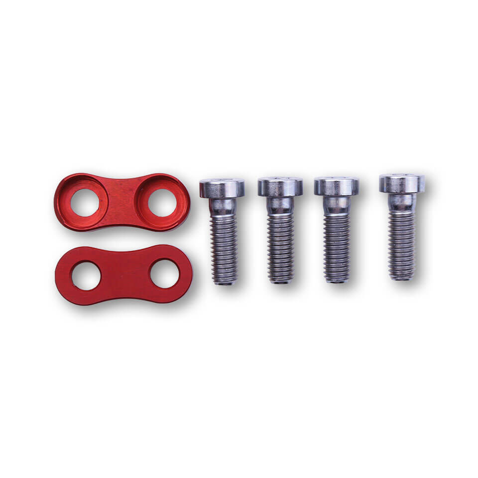 LSL Fixing Pieces for 2Slide Rearsets, Red