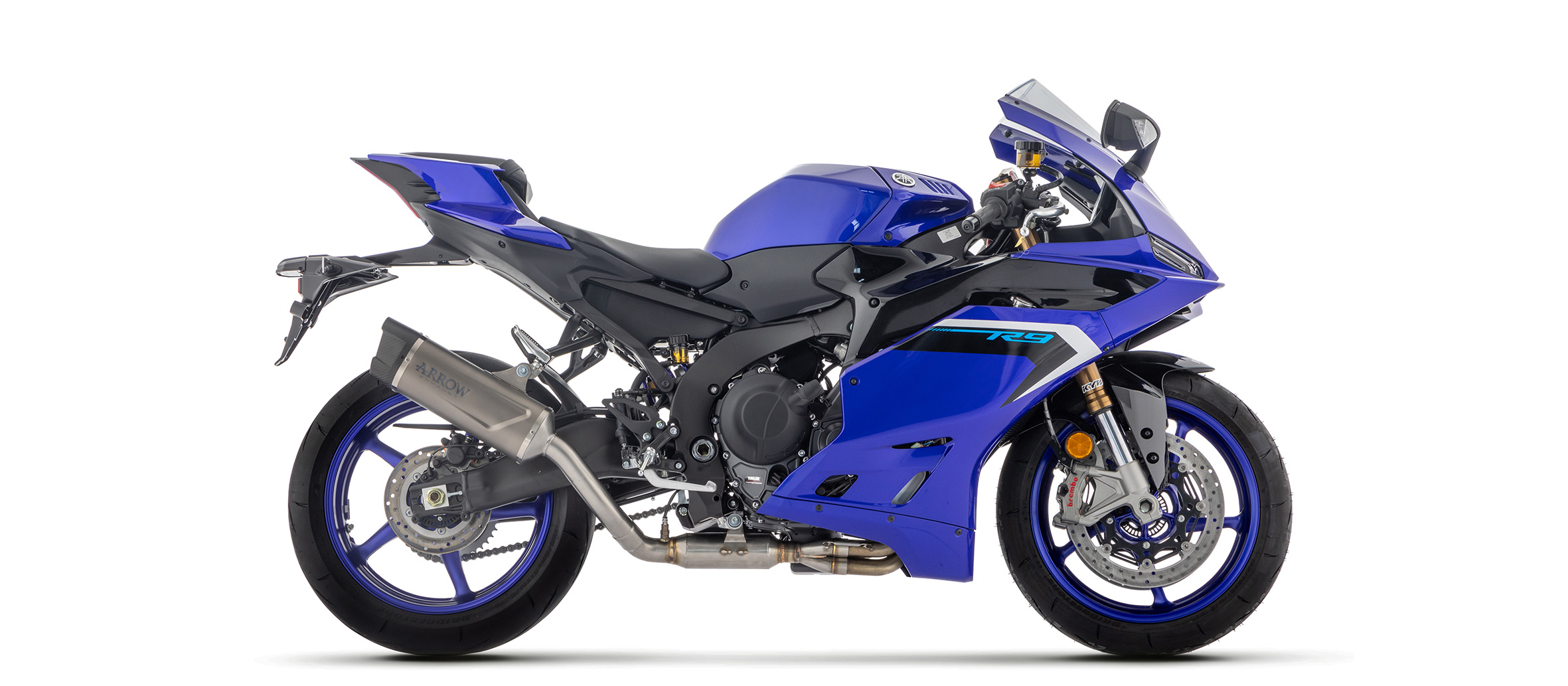 ARROW Racing INDY RACE EVO DARK for Yamaha R9 model year 2025-, black