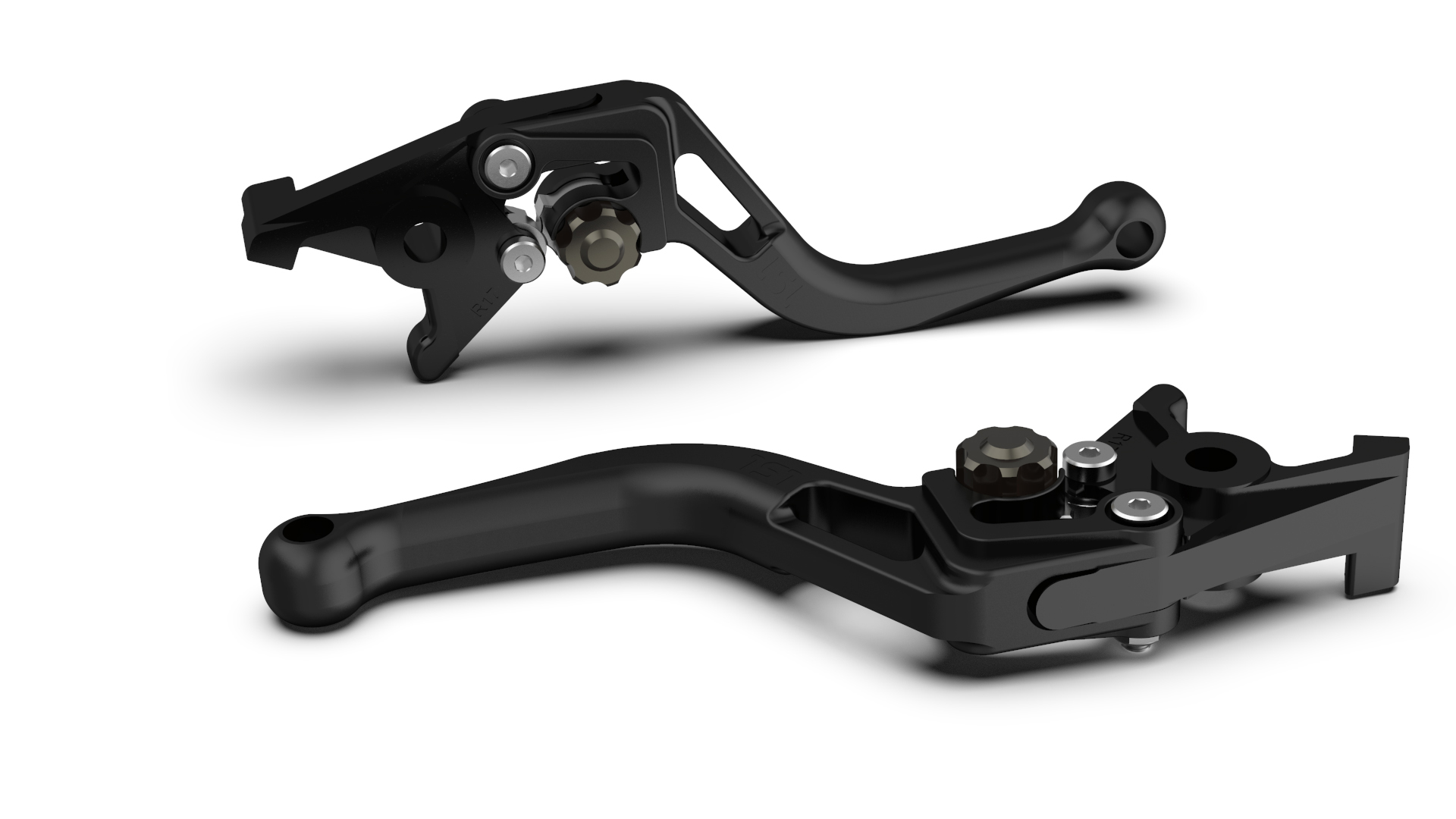 LSL BOW R82 Brake Lever, Short, Black Bead-Blasted/Anthracite