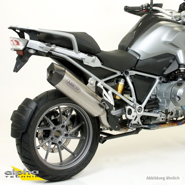 ARROW MAXI RACE TECH Exhaust for BMW R1200GS / R1250GS 2013- in Aluminium