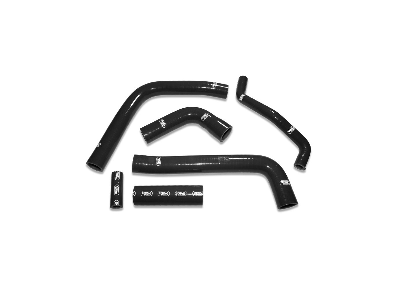 SAMCO SPORT black silicone hose kit for Yamaha YZF600R6 model year 1999-2002