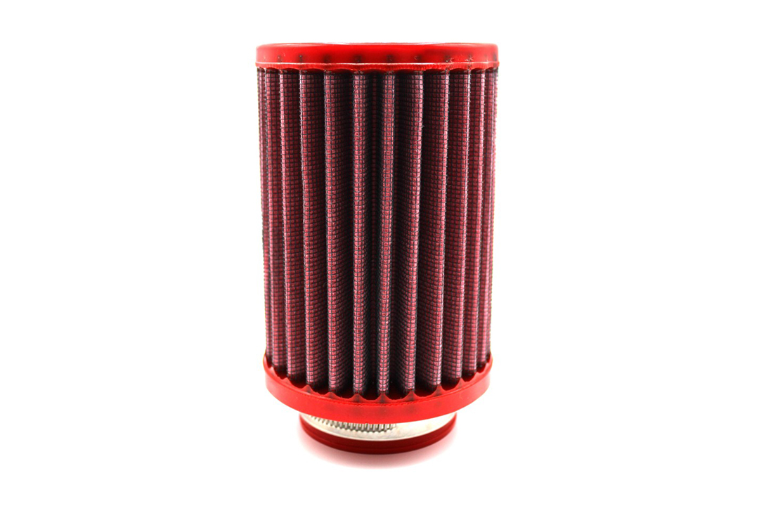 BMC Conical Sports Air Filter, 52 mm Diameter, 127 mm Length; Plastic Cap