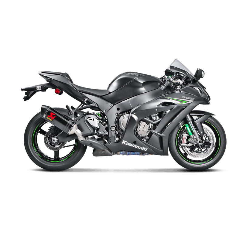 Akrapovic Slip-On Line (Carbon) Exhaust for Kawasaki Ninja ZX-10R, Ninja ZX-10R SE, ZX-10RR
