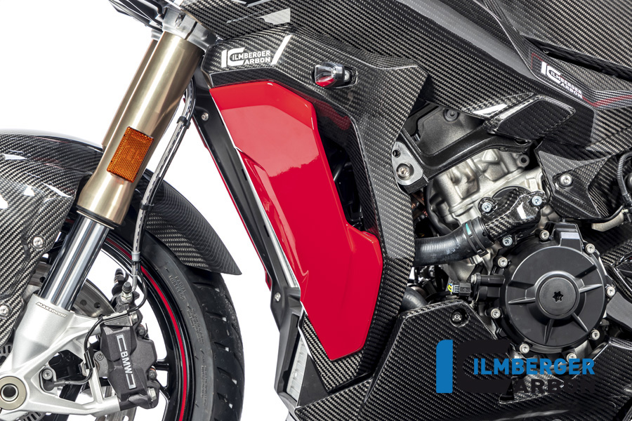 Ilmberger Carbon Radiator Cover left side L/S (complete version), glossy, BMW S1000XR 2020-2023