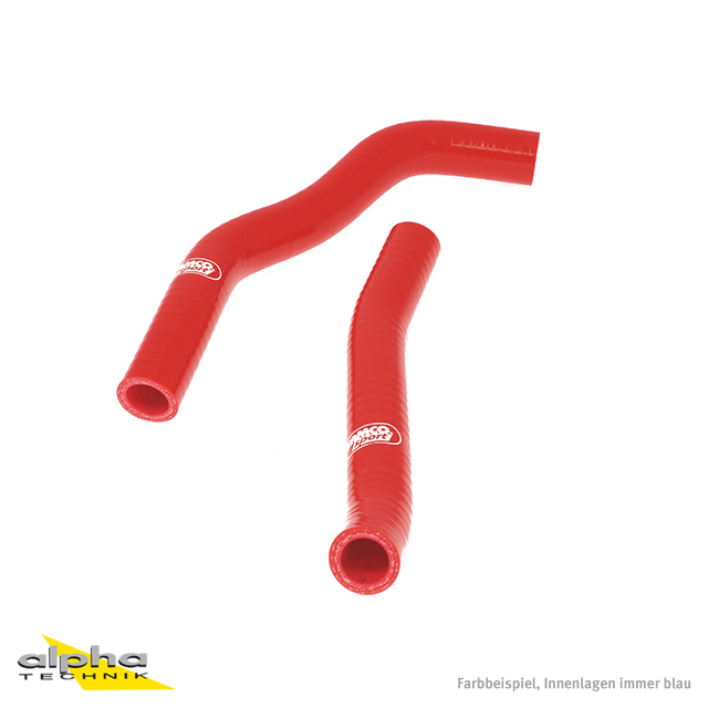 SAMCO SPORT Silicone Hose Kit Red for Yamaha YZ85 Model Year 1997-2018