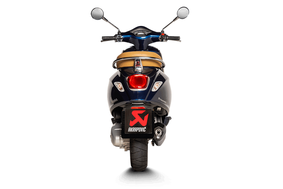Akrapovic Slip-On Line (SS) Exhaust for Vespa Primavera 125IE 3V from Model Year 2021