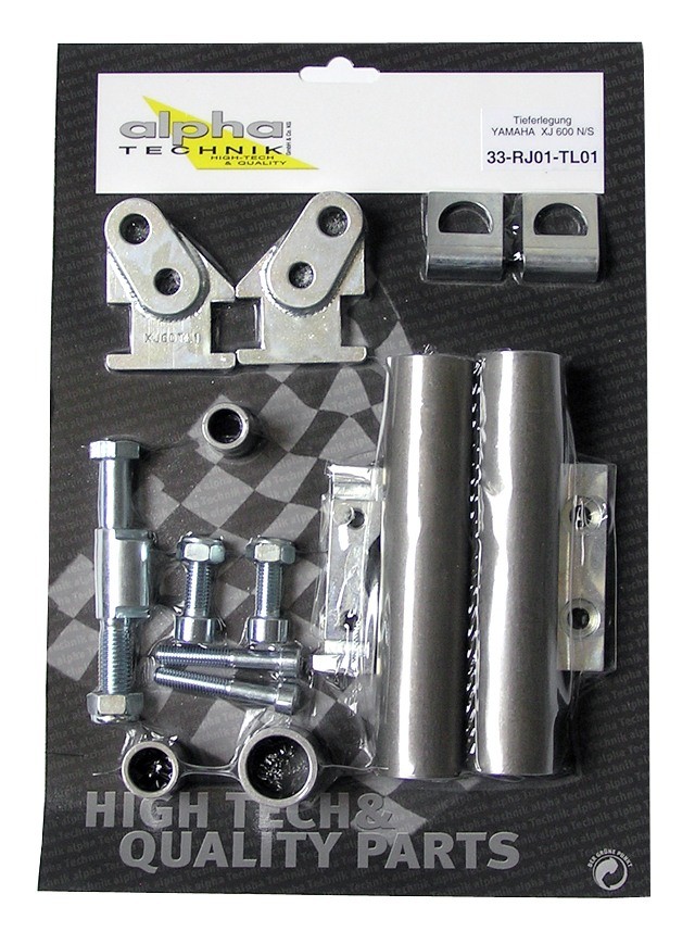 alpha Technik Lowering Kit 35mm for Yamaha XJ600 N,S; Type RJ01; Model Year 1998-