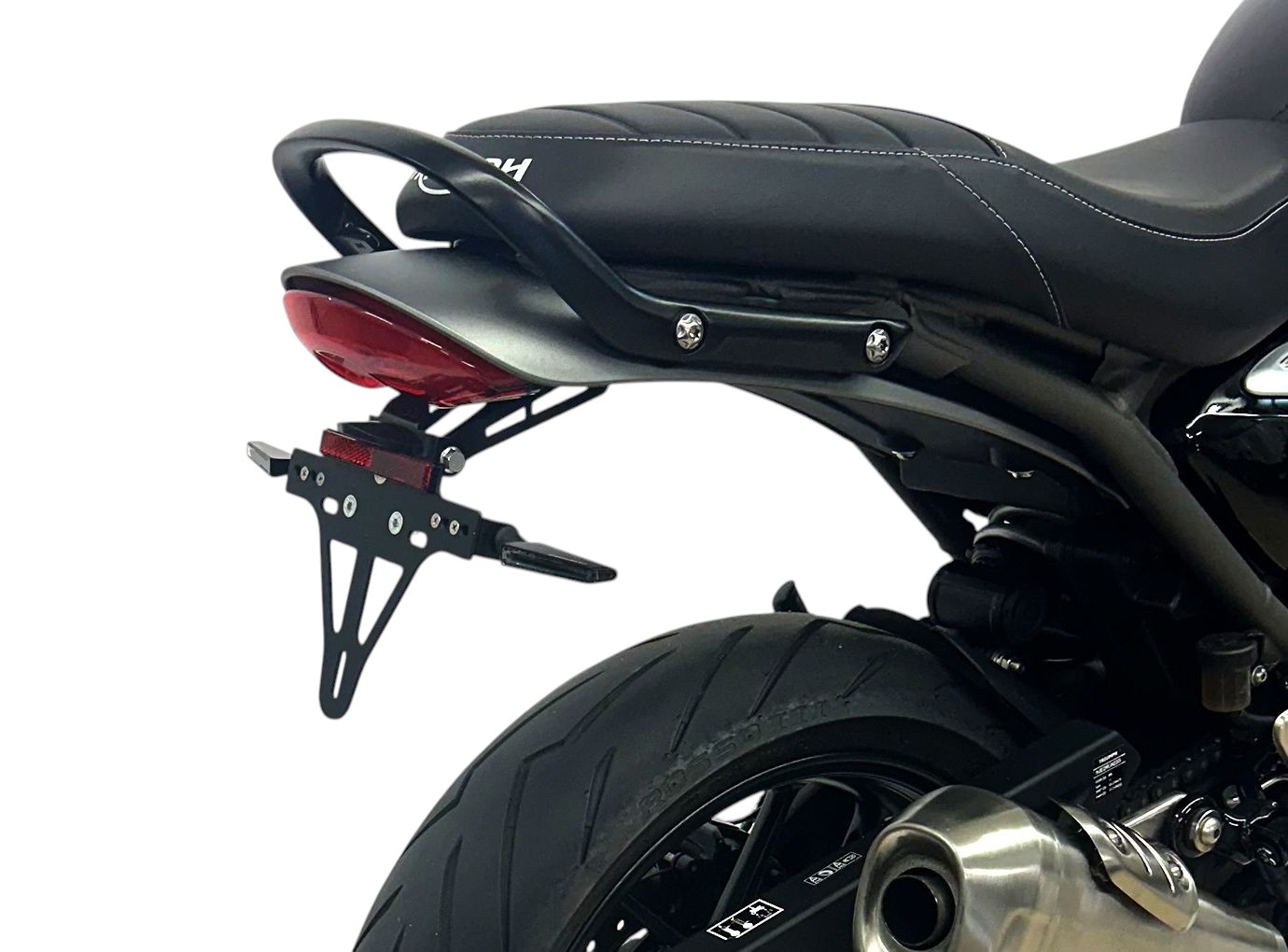 alpha Technik Number Plate Holder for Triumph Speed 400, Scrambler 400 X, Type T010, Model Year 2024-