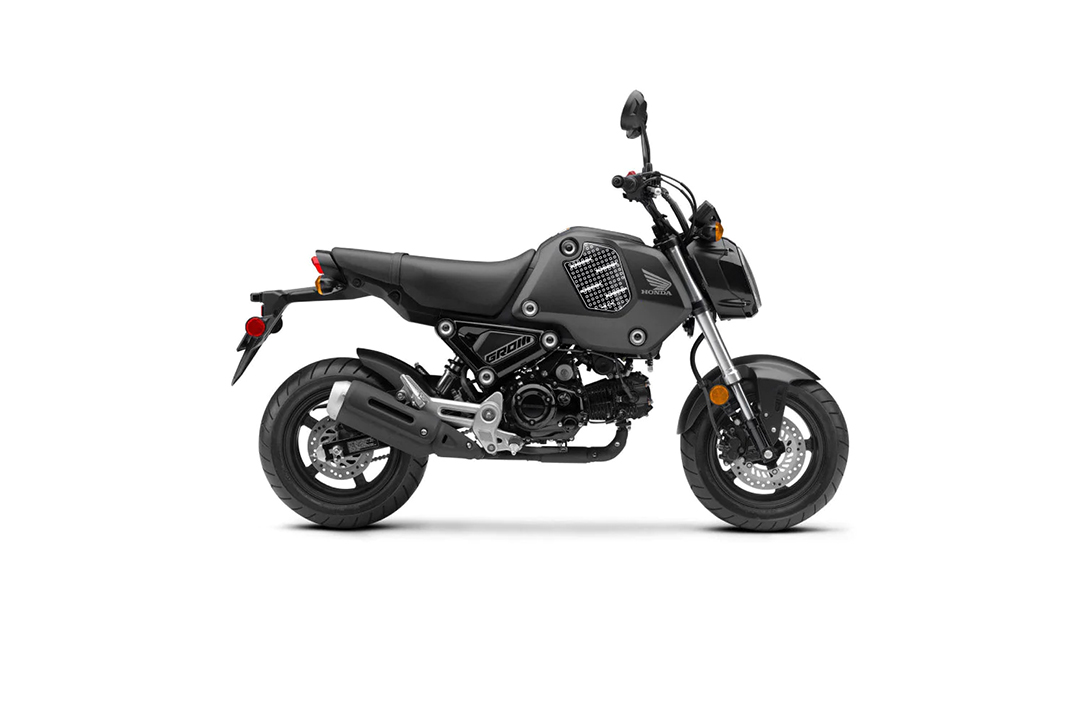 Stompgrip fuel tank Pad clear, Icon, Streetbike Side fuel tank Kit, for Honda MSX125 Grom, 2021-2024
