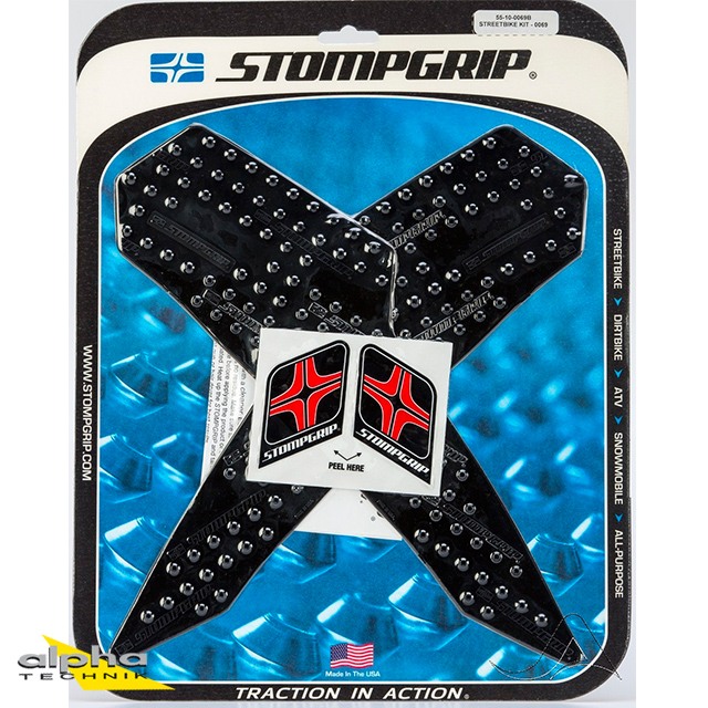 Stompgrip black, Volcano, for various Ducati models