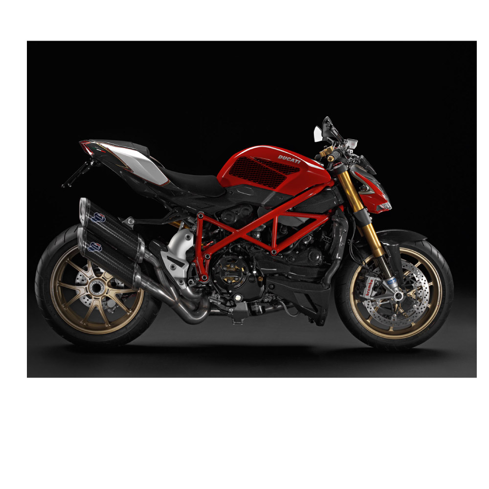 Stompgrip Traction Pads clear, for various Ducati models