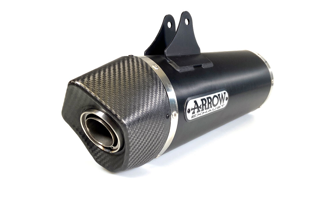 ARROW MAXI RACE-TECH Exhaust for KTM Adventure 1090/1190/1290 2013- in black aluminium