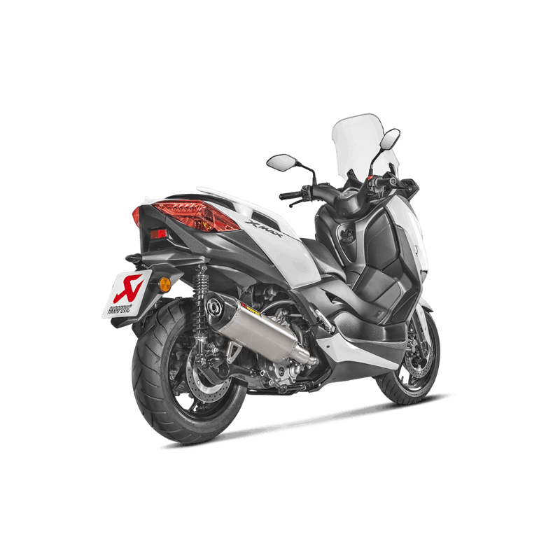 Akrapovic Slip-On Line (SS) Exhaust for Yamaha X-MAX 250/300 2017-2020