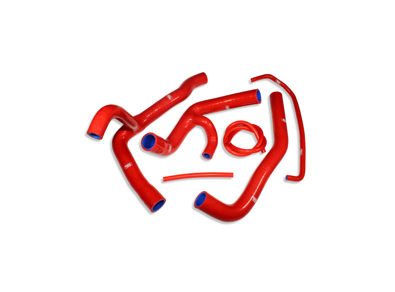 SAMCO SPORT Silicone Hose Kit Racing Hose Kit red for Yamaha YZF-R6 model year 2006-2024