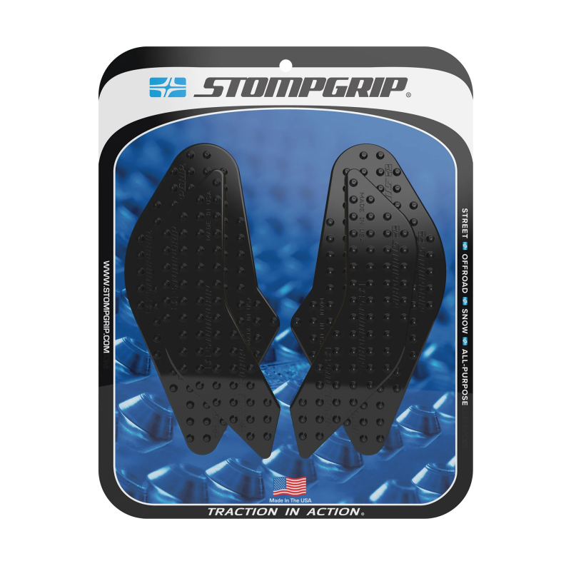 Stompgrip fuel tank Pad, Black, Volcano, for Suzuki GSX-8S, 8R, 2024-