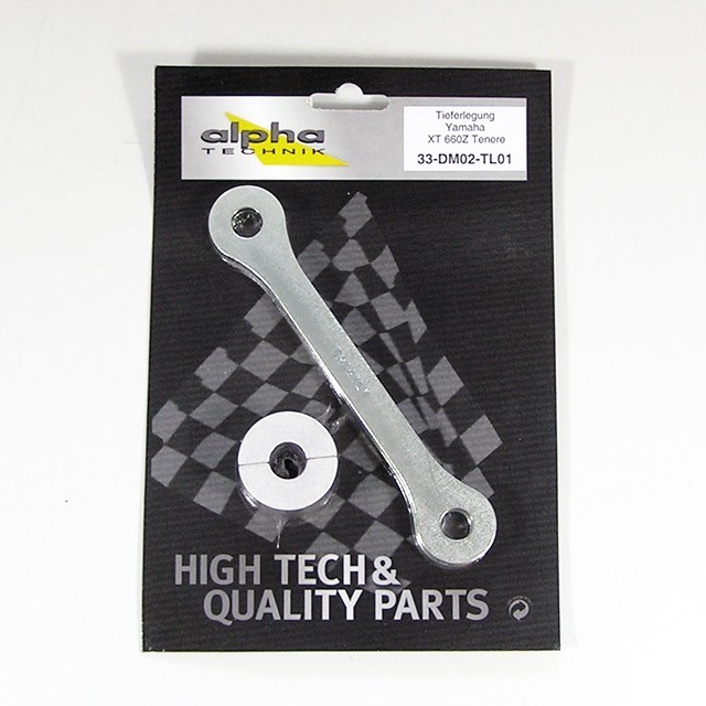 alpha Technik Lowering Kit 50mm for Yamaha XT660Z Tenere; Type DM02; Model Year 2008-
