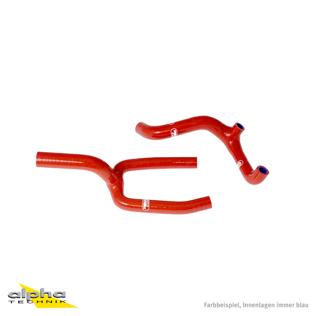 SAMCO SPORT Silicone Hose Kit Y-Piece - Race Design Red for Husqvarna CR125 WR125 Model Year 2006-2013