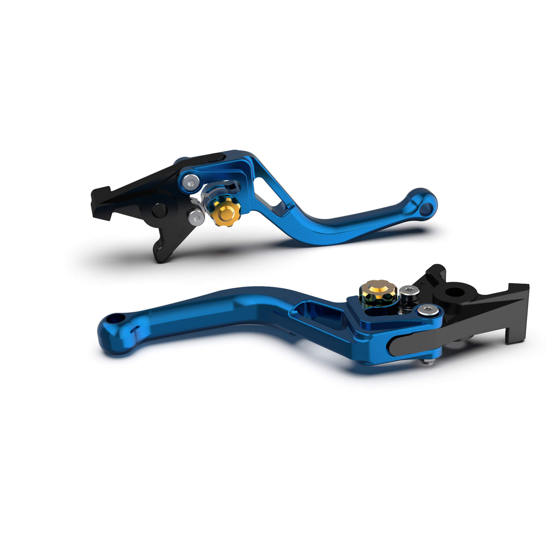 LSL clutch lever BOW L20, short, blue/gold