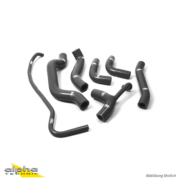 SAMCO SPORT Black Silicone Hose Kit for Ducati Monster 821S EURO 3 Monster 1200S R EURO 3 Model Year 2014-2016