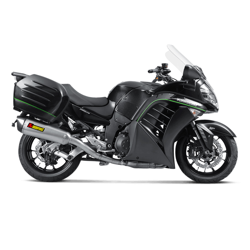 Akrapovic Slip-On Line (Titanium) silencer for Kawasaki 1400 GTR year 2008-2017