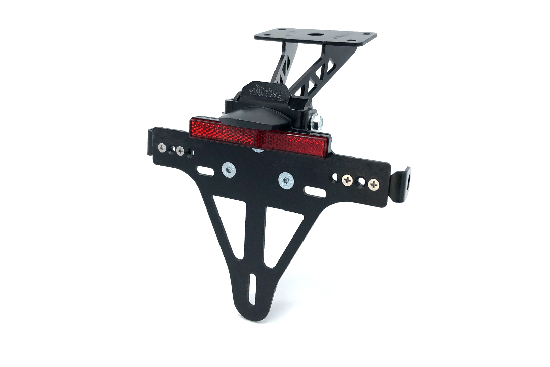 alpha Technik licence plate holder for Yamaha MT07A, MT-07 and MT-07 Moto Cage, type RM04, RM17 and RM18, from model year 2014-