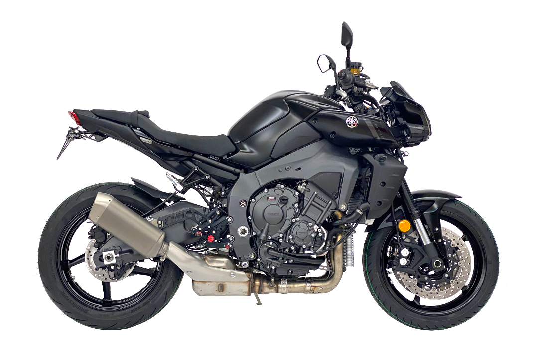 alpha Technik License Plate Holder for Yamaha MT-10 / MT-10 SP from Model Year 2016-, Type RN45 / RN78