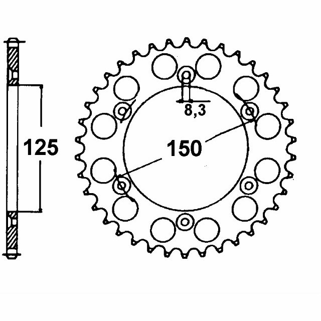 DID Chain Kit for CF Moto 800NK 2023-