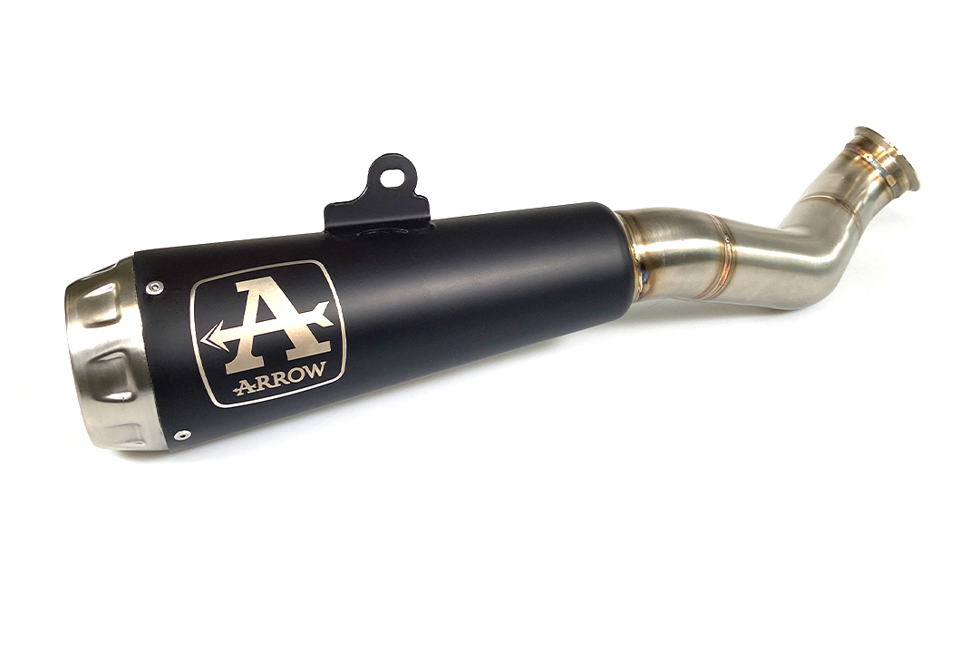 ARROW DARK PRO-RACE Exhaust for Husqvarna Vitpilen 701 2018-, Black Stainless Steel
