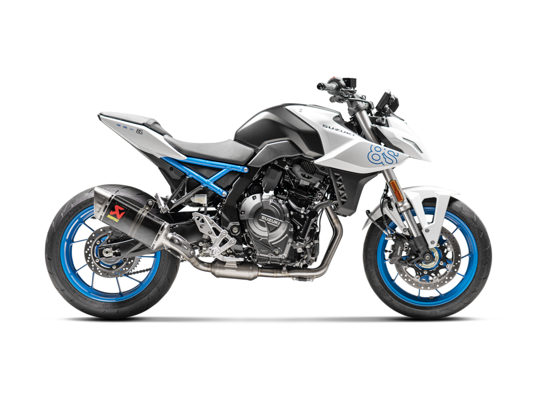 Akrapovic Racing Line (Carbon) exhaust system for Suzuki GSX-8S, 8R, 8T, 8TT, 2025-